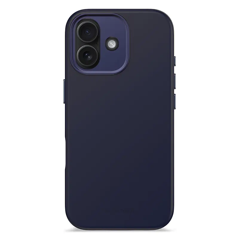 Coque MagSafe DECODED en Silicone Antimicrobien pour iPhone 17 - Coloris Bleu Marine