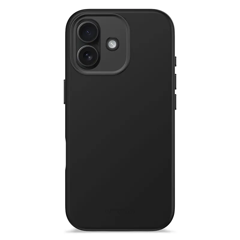 Coque MagSafe DECODED en Silicone Antimicrobien pour iPhone 17 - Coloris Noir