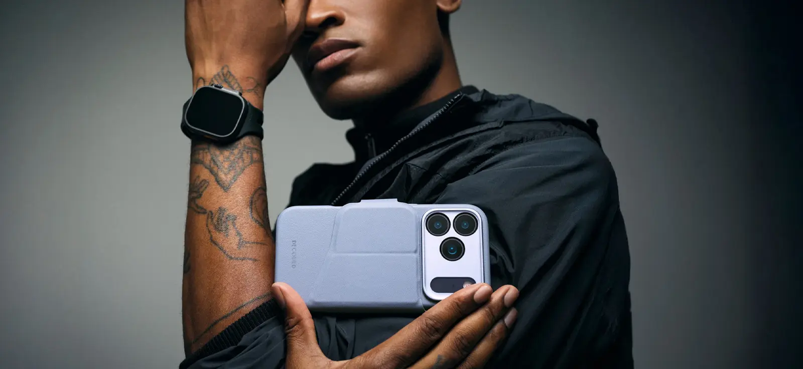 Étui Folio DECODED Silicone Detachable Wallet pour iPhone 17 Pro