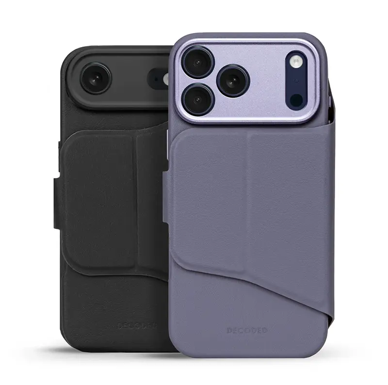Étui Folio DECODED Silicone Detachable Wallet pour iPhone 17 Pro