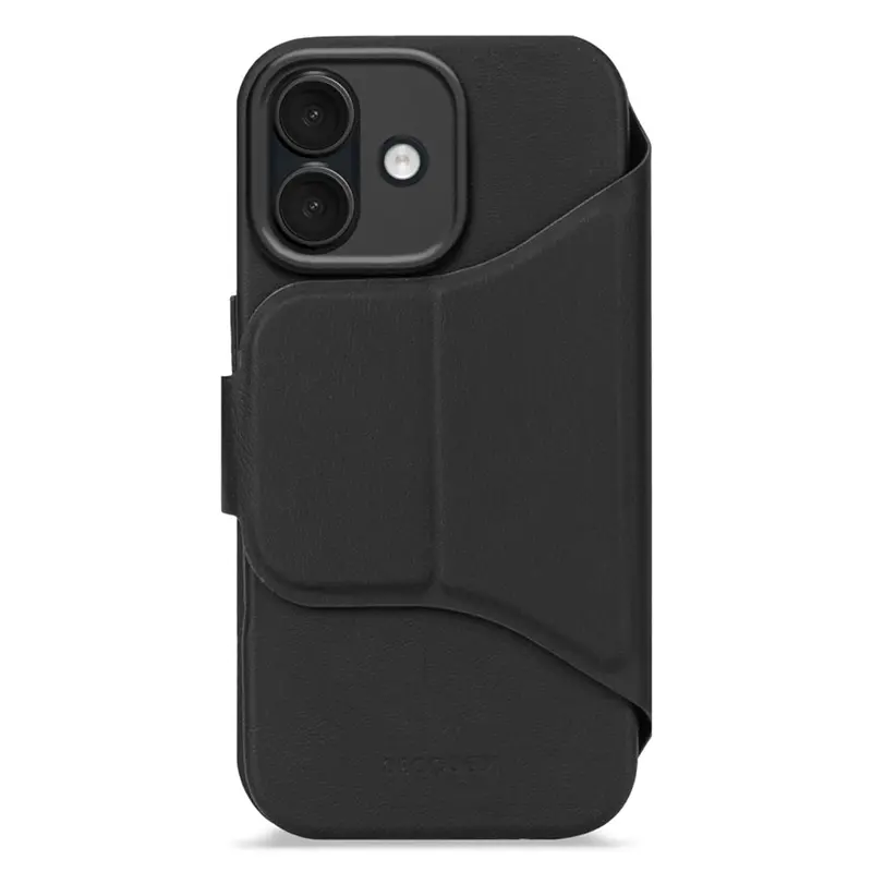 Étui Folio DECODED Silicone Detachable Wallet pour iPhone 17 - Coloris Noir