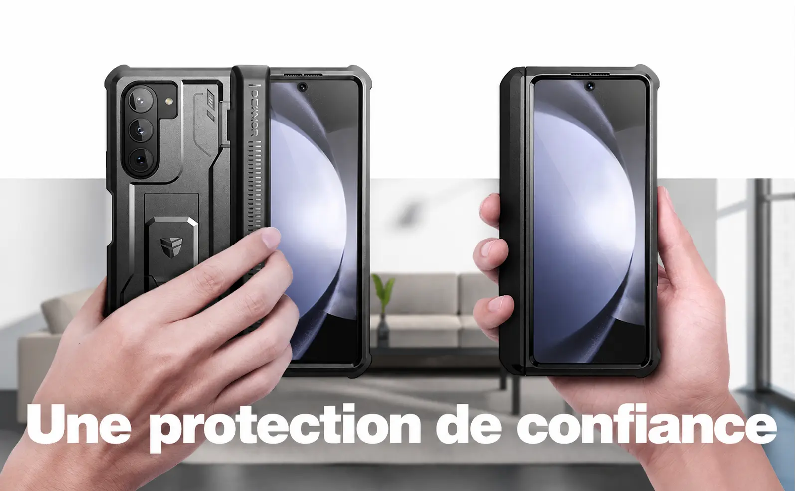 Coque DEXNOR Adventure noire pour Samsung Galaxy Z Fold 5 — visuel 11