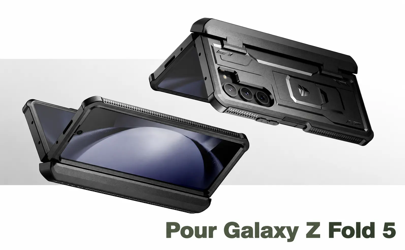 Coque DEXNOR Adventure noire pour Samsung Galaxy Z Fold 5 — visuel 7