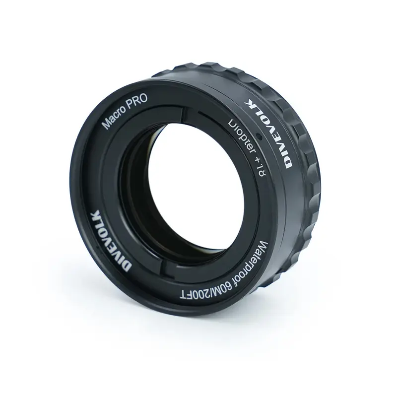 Objectif Macro +18 DIVEVOLK pour Caisson Étanche SeaTouch