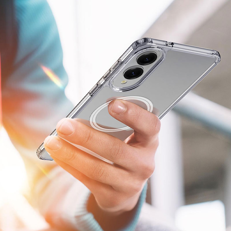 Coque Magnétique Transparente DUX DUCIS Clin Série pour Samsung Galaxy S25 Edge