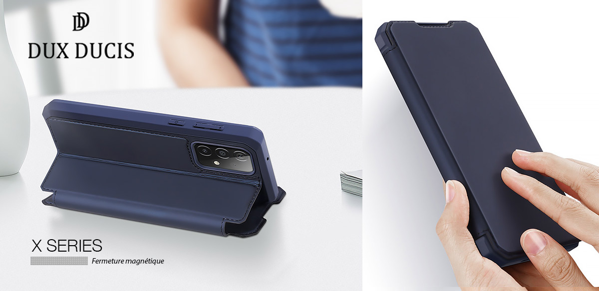 Étui Folio DUX DUCIS X Series pour Galaxy A72 4G et 5G