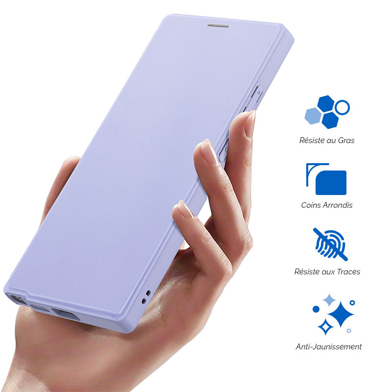 Étui Folio DUX DUCIS Skin X Pro Compatible MagSafe pour Galaxy S24 Ultra