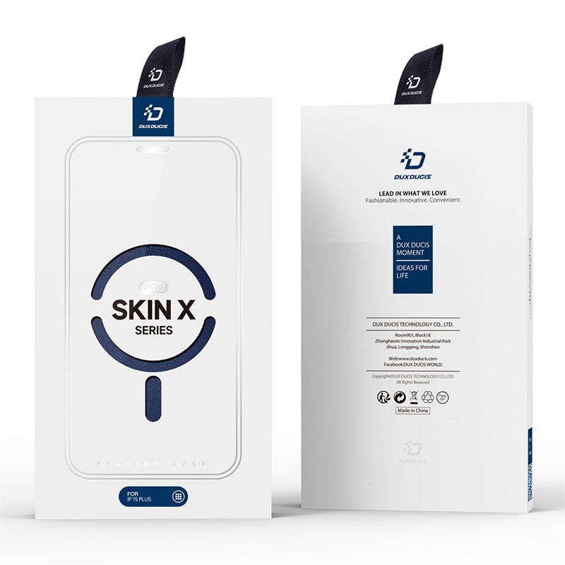 Étui Folio DUX DUCIS Skin X Pro Compatible MagSafe pour iPhone 15 Plus