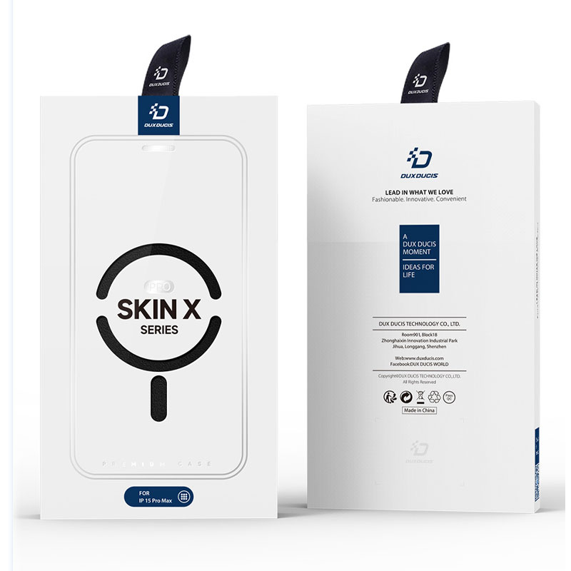 Étui Folio DUX DUCIS Skin X Pro Compatible MagSafe pour iPhone 15 Pro Max
