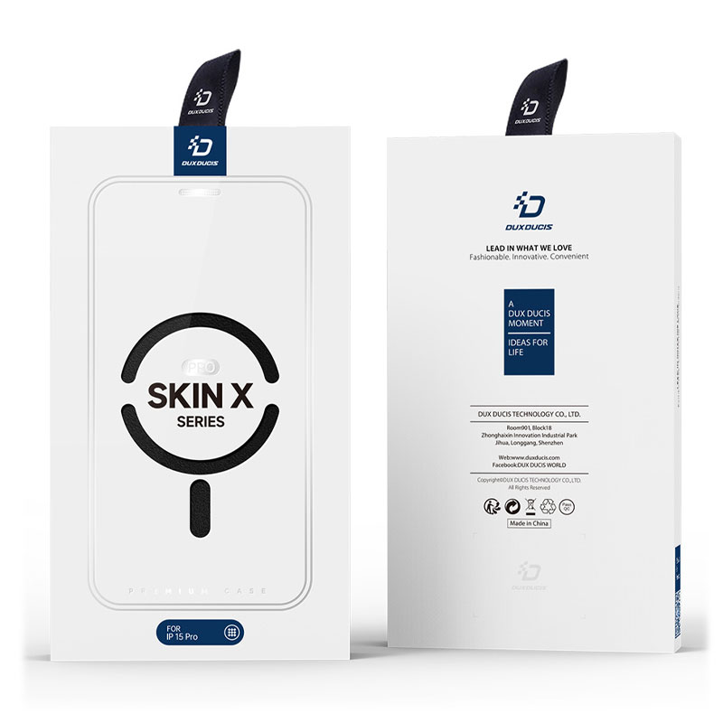 Étui Folio DUX DUCIS Skin X Pro Compatible MagSafe pour iPhone 15 Pro