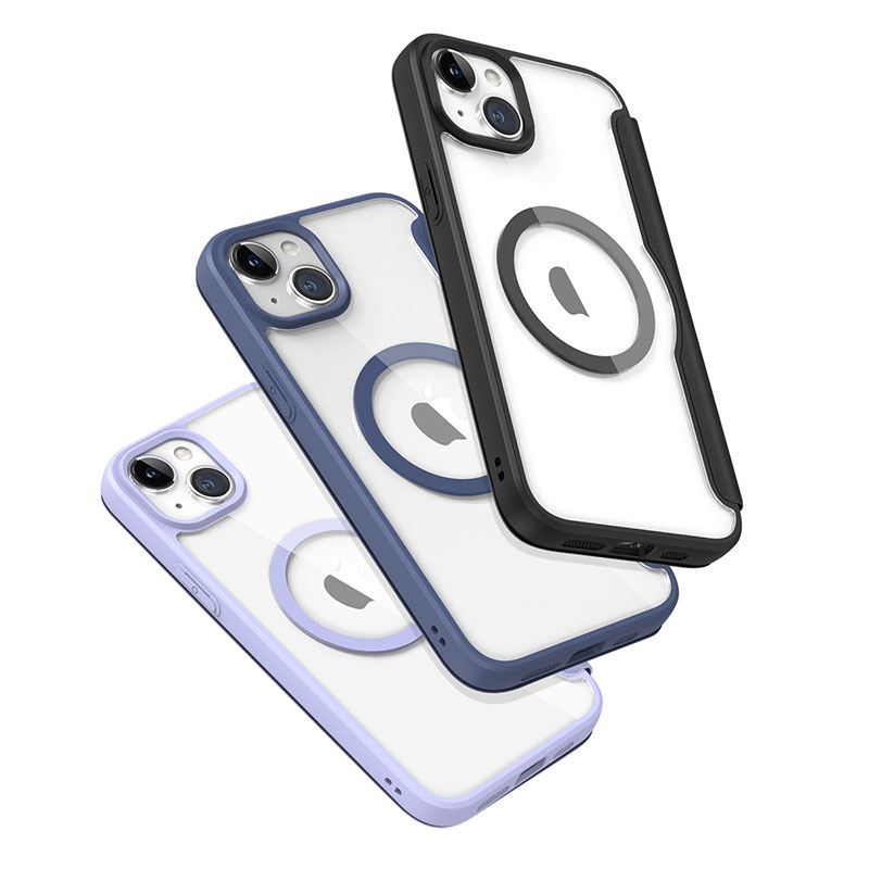 Étui Folio DUX DUCIS Skin X Pro Compatible MagSafe pour iPhone 15