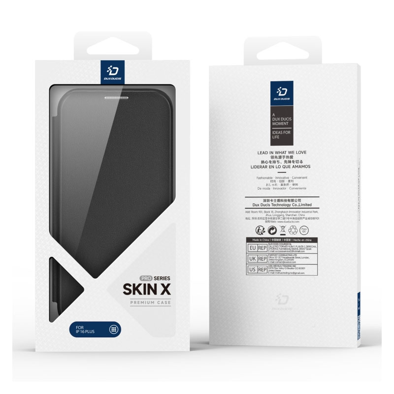 Étui Folio DUX DUCIS Skin X Pro Compatible MagSafe pour iPhone 16 Plus
