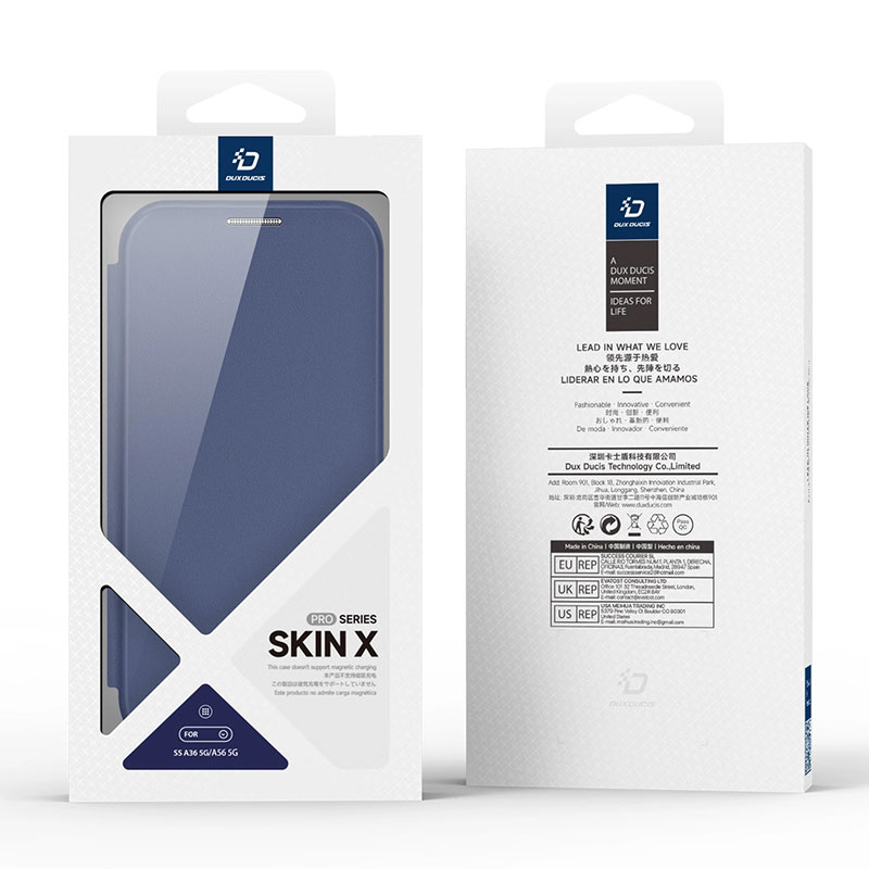 Étui Folio DUX DUCIS Skin X Pro avec Fermeture Magnétique pour Galaxy A36 5G