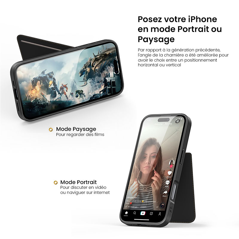 Coque CB Chevalet DUX DUCIS Rafi II Série pour iPhone 16 Plus