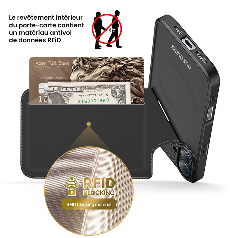 Coque CB Chevalet DUX DUCIS Rafi II Série pour iPhone 16 Plus