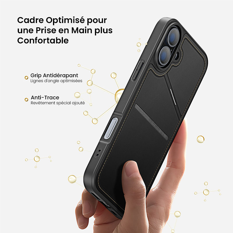 Coque CB Chevalet DUX DUCIS Rafi II Série pour iPhone 16 Plus