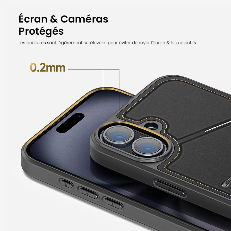 Coque CB Chevalet DUX DUCIS Rafi II Série pour iPhone 16 Plus