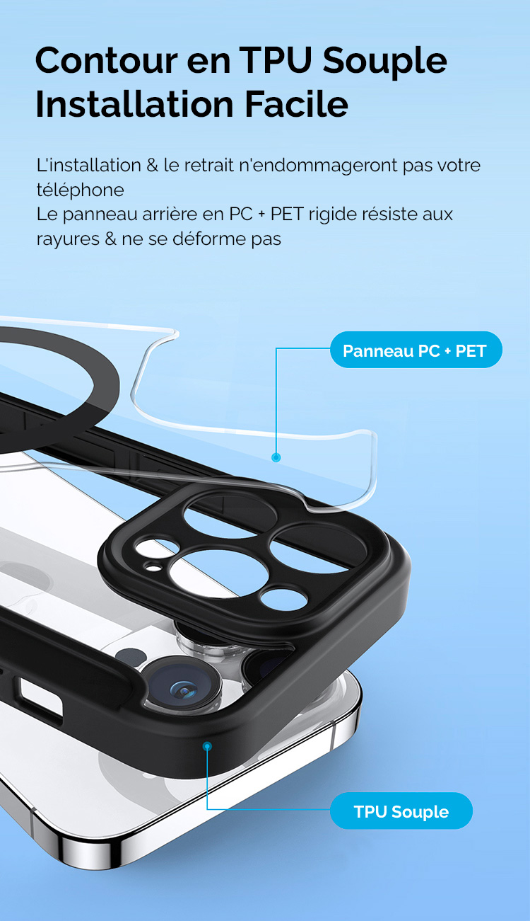 Étui Folio DUX DUCIS Skin X Pro Compatible MagSafe pour iPhone 14 Pro