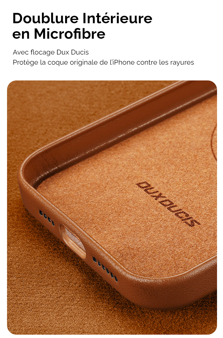 Coque DUX DUCIS Grit Séries Compatible MagSafe pour iPhone 14