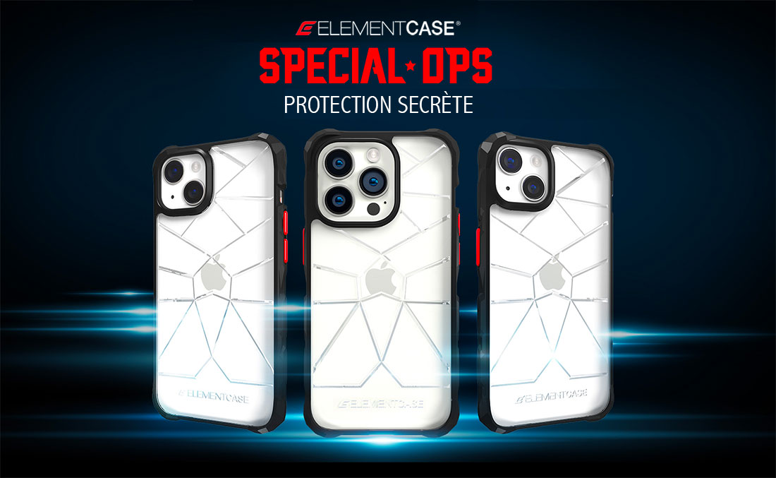 Coque Antichoc ELEMENT CASE Special Ops X5 pour iPhone 14 Pro