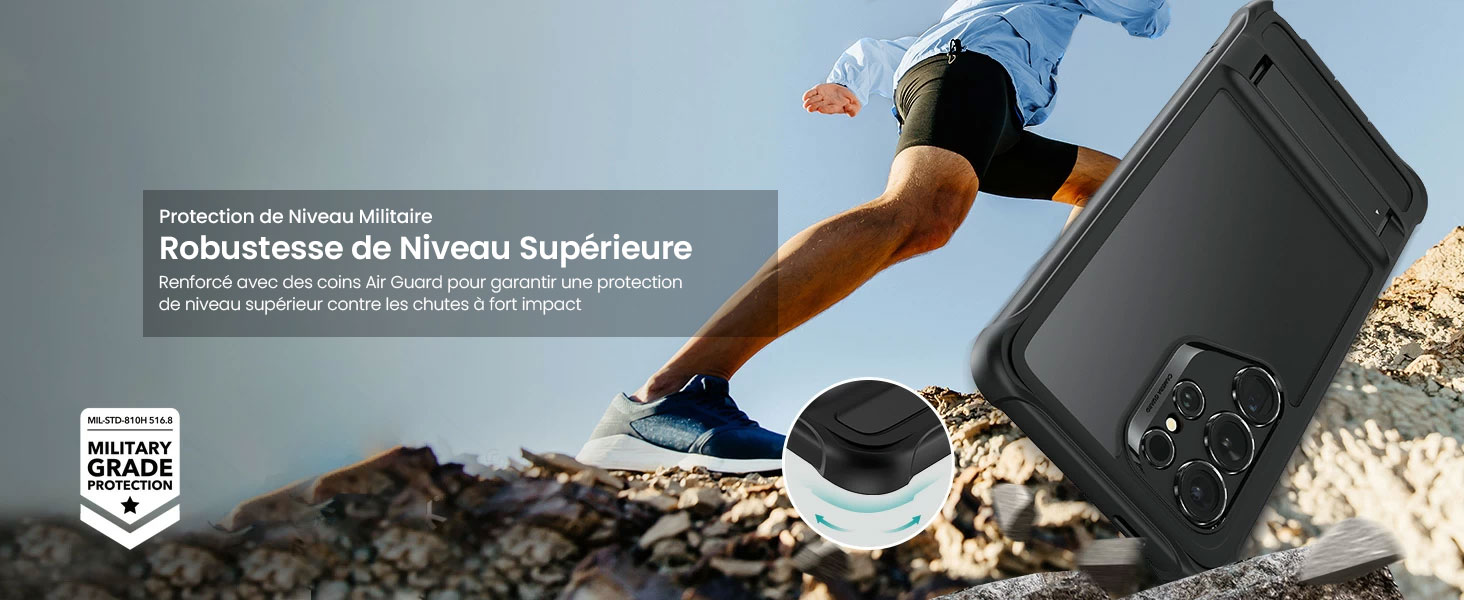 Coque Intégrale ESR Armor KickStand pour Galaxy S24 Ultra