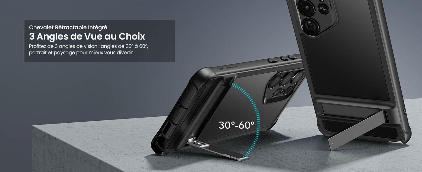 Coque Intégrale ESR Armor KickStand pour Galaxy S24 Ultra