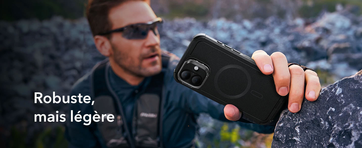 Coque MagSafe ESR Cyber Tough HaloLock pour iPhone 16 Plus