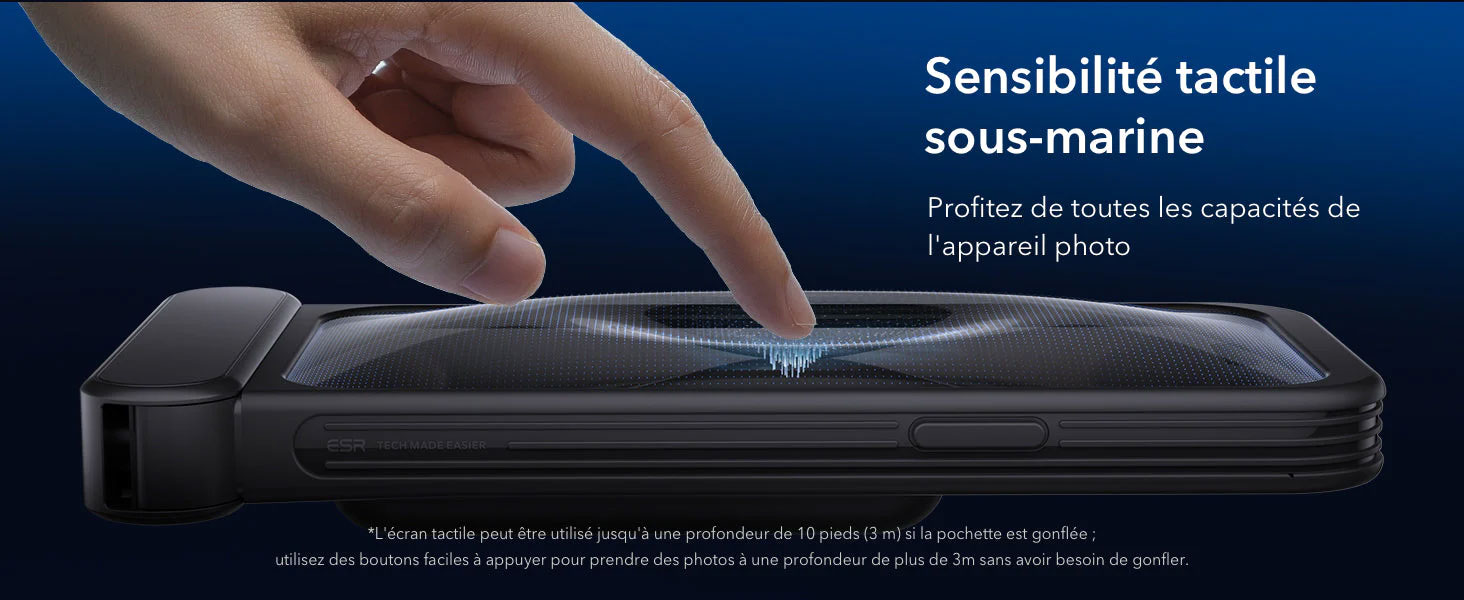 Pochette Étanche Flottante ESR Pouch Pro pour iPhone 15/14 Pro Max