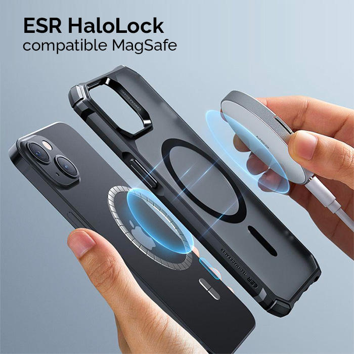 Coque Antichoc ESR Air Armor HaloLock Compatible MagSafe pour iPhone 14