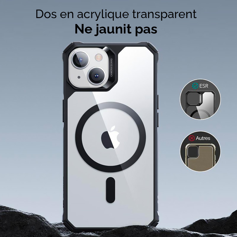 Coque Antichoc ESR Air Armor HaloLock Compatible MagSafe pour iPhone 14 Pro