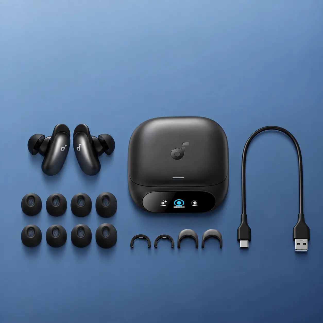 Contenu de la boîte des écouteurs soundcore Liberty 5 Pro