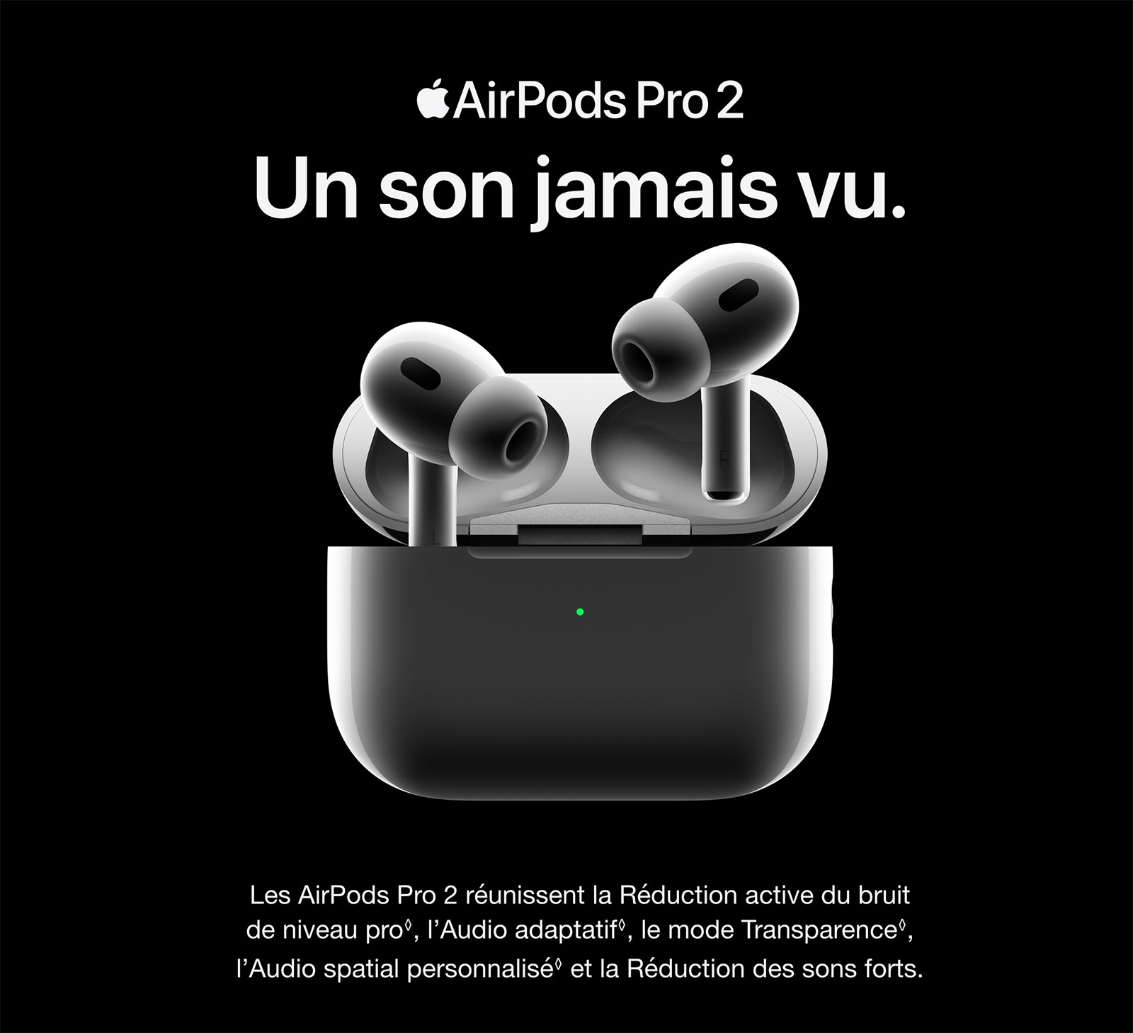 Écouteurs Bluetooth APPLE AirPods Pro 2