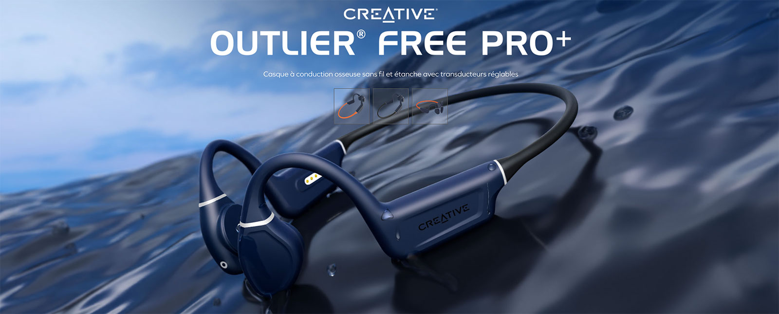 Écouteurs Bluetooth CREATIVE Outlier Free Pro Plus