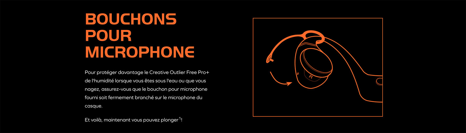 Écouteurs Bluetooth CREATIVE Outlier Free Pro Plus