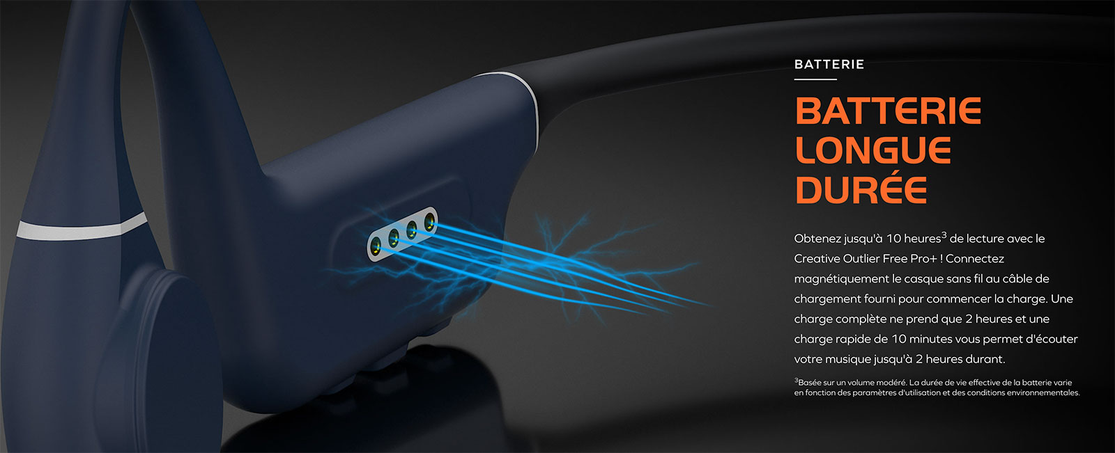 Écouteurs Bluetooth CREATIVE Outlier Free Pro Plus