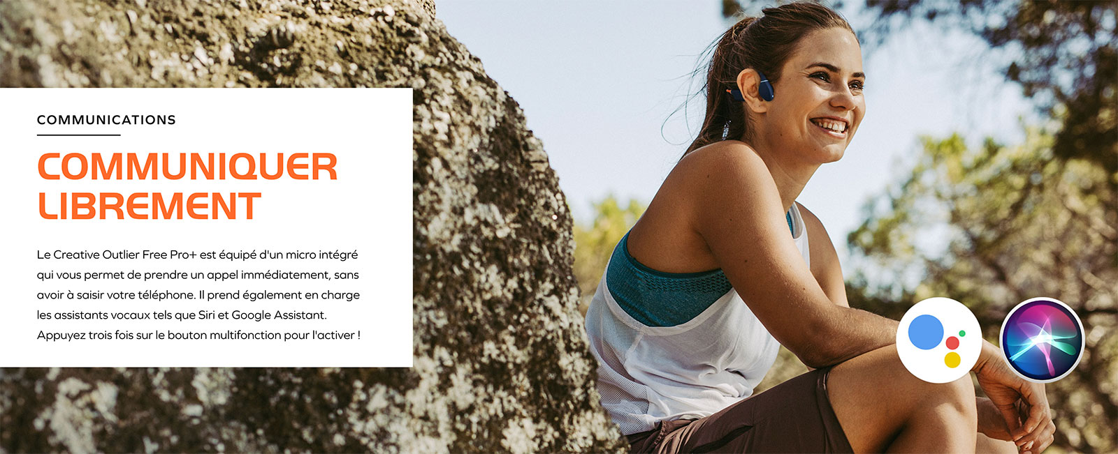 Écouteurs Bluetooth CREATIVE Outlier Free Pro Plus