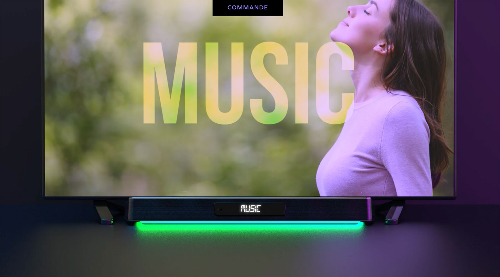 Barre de Son 2.1 CREATIVE Sound Blaster Katana V2X
