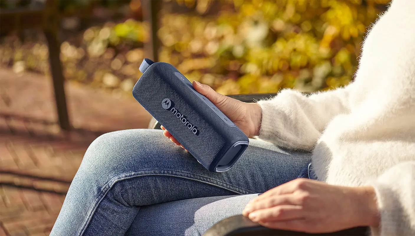 Enceinte Bluetooth MOTOROLA Rokr 600 Bleue - Format compact