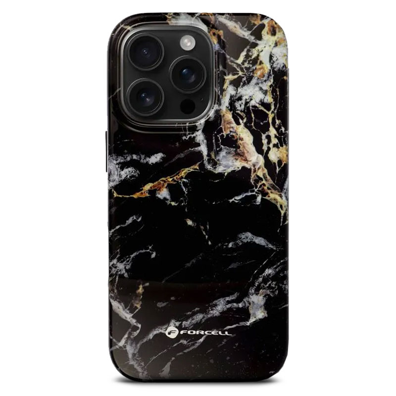 Coque MagSafe FORCELL F-Protect Mirage Marble pour iPhone 16 Pro