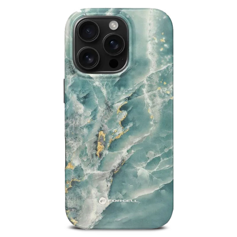 Coque MagSafe FORCELL F-Protect Mirage Marble pour iPhone 16 Pro
