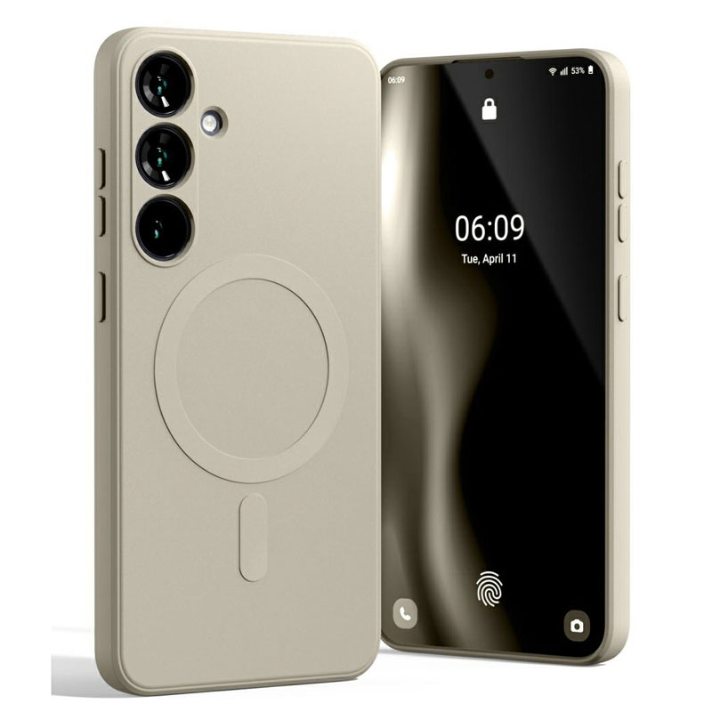 Coque Magnétique GOOSPERY Semi Silicone MagSafe pour Galaxy S25 Plus