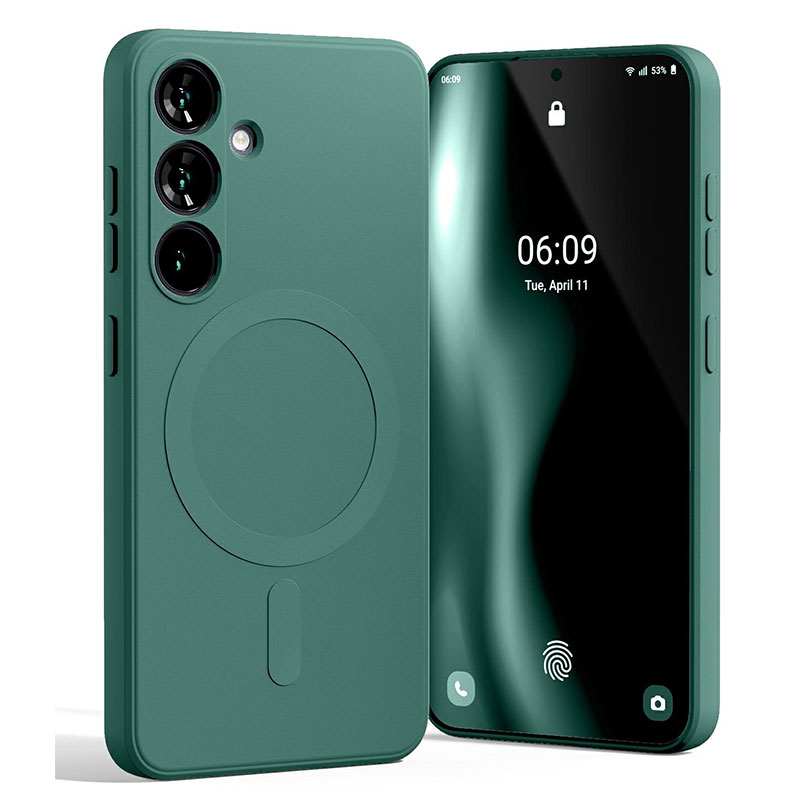 Coque Magnétique GOOSPERY Semi Silicone MagSafe pour Galaxy S25