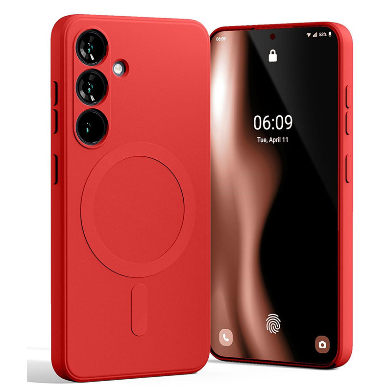 Coque Magnétique GOOSPERY Semi Silicone MagSafe pour Galaxy S25