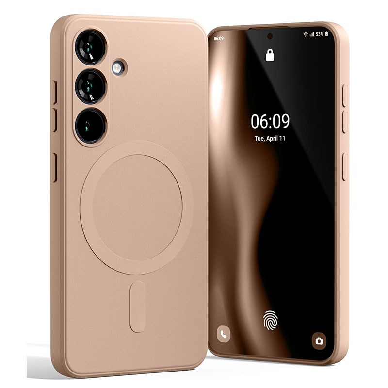 Coque Magnétique GOOSPERY Semi Silicone MagSafe pour Galaxy S25