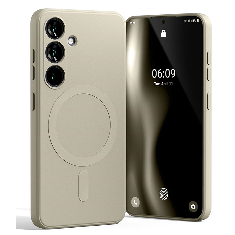 Coque Magnétique GOOSPERY Semi Silicone MagSafe pour Galaxy S25