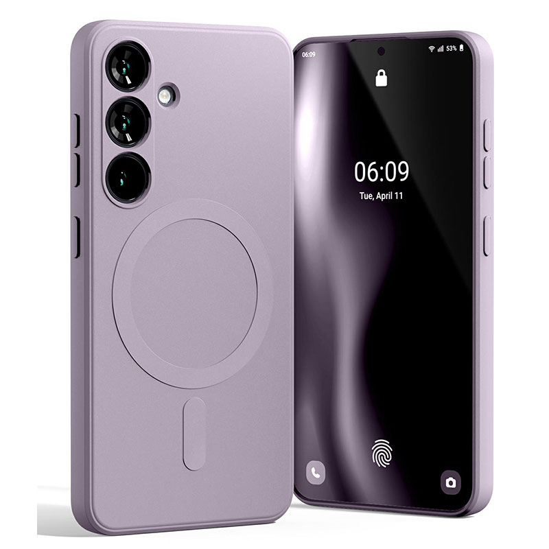 Coque Magnétique GOOSPERY Semi Silicone MagSafe pour Galaxy S25