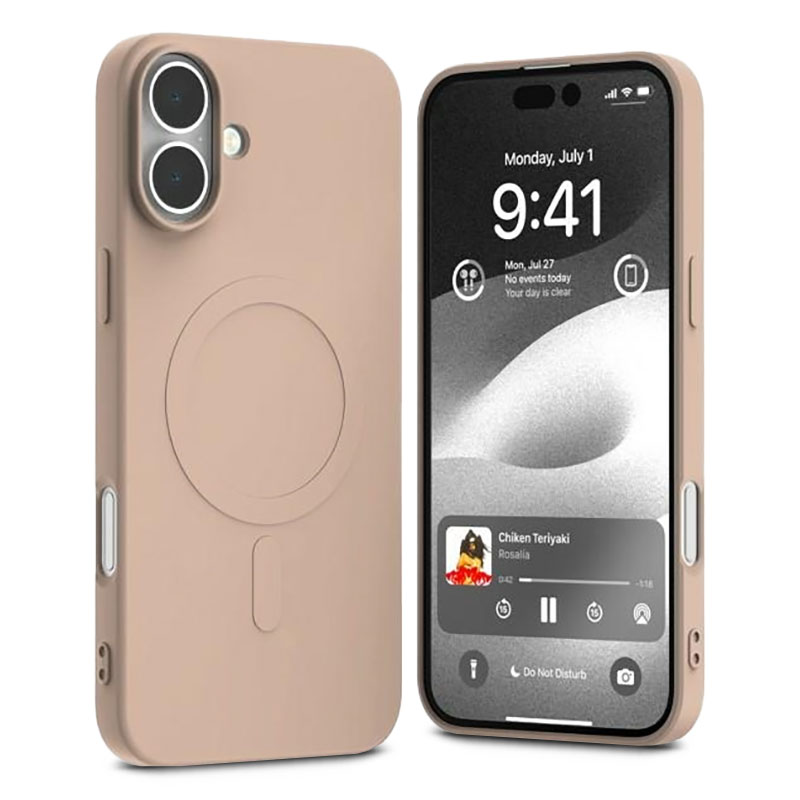 Coque MagSafe GOOSPERY Semi Silicone pour iPhone 16 Plus