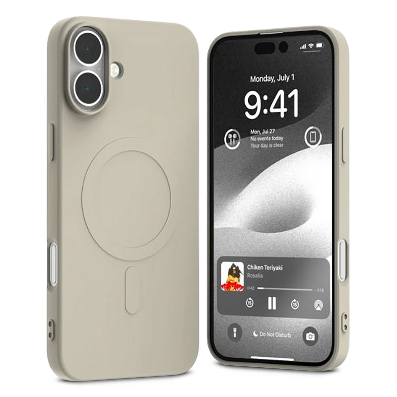 Coque MagSafe GOOSPERY Semi Silicone pour iPhone 16 Plus