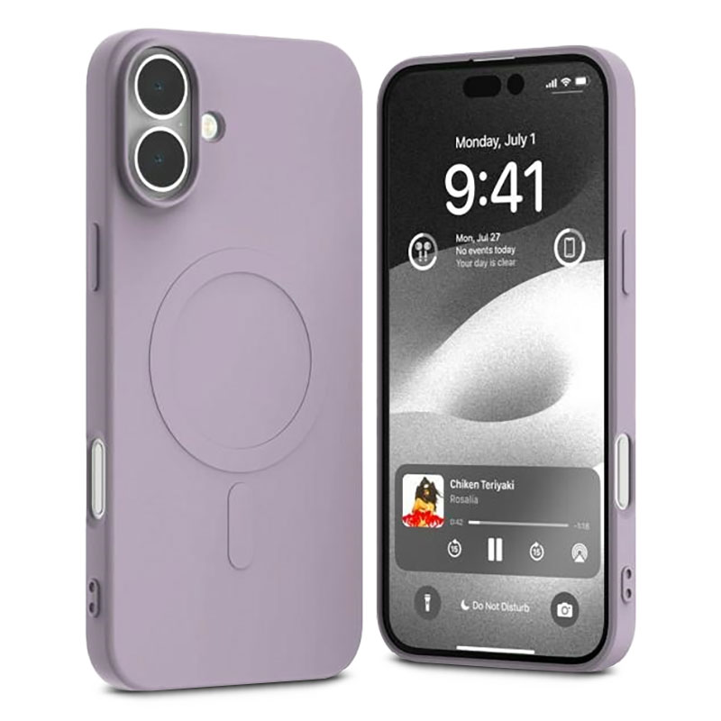 Coque MagSafe GOOSPERY Semi Silicone pour iPhone 16 Plus