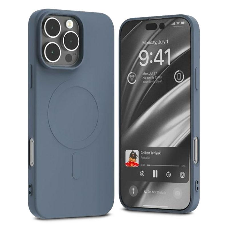 Coque MagSafe GOOSPERY Semi Silicone pour iPhone 16 Pro Max